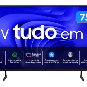 Smart TV 75” 4K UHD LED Samsung 75DU7700