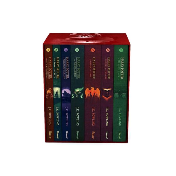 Caixa Rígida com Coleção de Sete Livros em Capa Dura, da Mágica Série Harry Potter. - Imagem 2