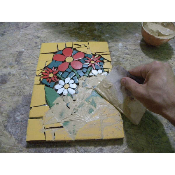 Curso de Mosaico com Azulejos, Cerâmica e Porcelana