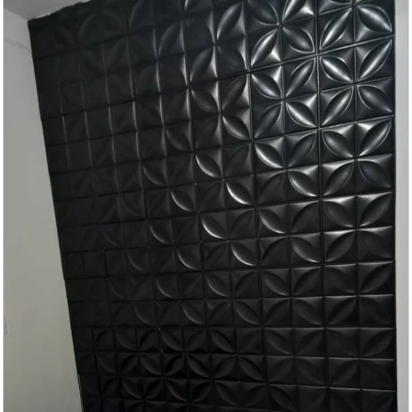 Kit 50 Placas PVC 3d Revestimento de Parede Decorativa 25 cm - Imagem 3
