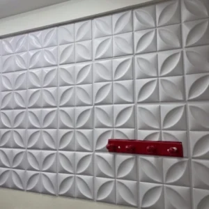 Kit 50 Placas PVC 3d Revestimento de Parede Decorativa 25 cm