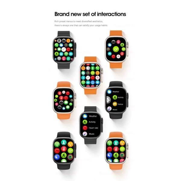 Relógio Ultra Smart Watch Esportivo Sem Fio À Prova D'água - Imagem 2