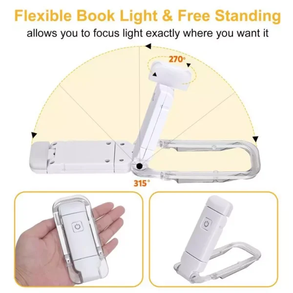 Luz Dobrável LED - Carregamento USB