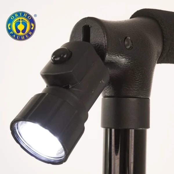 Bengala Para Idoso - Com Luz Em Led Dobrável Bastão Ortopédico - Imagem 3