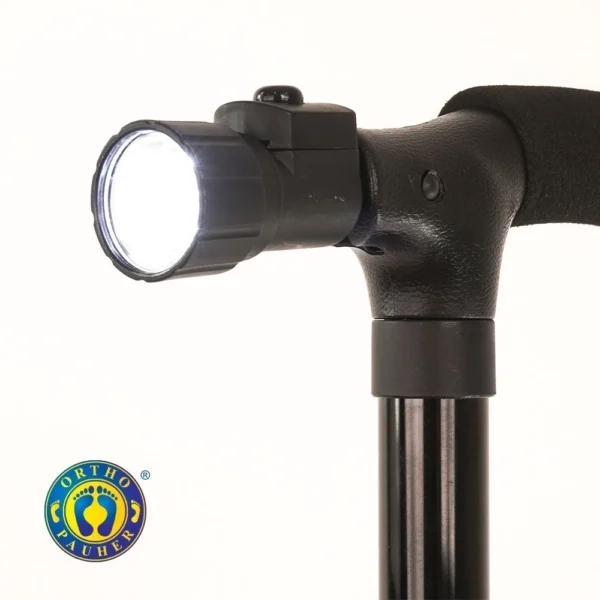 Bengala Para Idoso - Com Luz Em Led Dobrável Bastão Ortopédico - Imagem 8