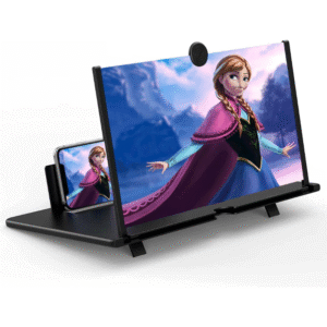 Projetor Ampliador de Tela HD 3D para Filmes, Vídeos e Jogos.