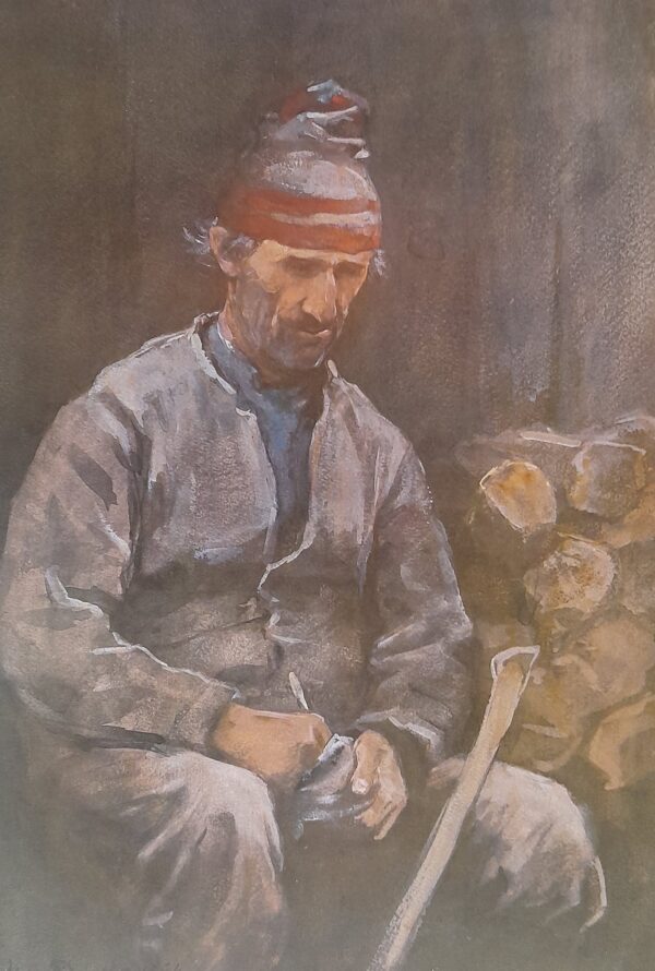 Horatio Walker Desenhos e Pinturas com Motivos Rurais, Casarios, Carros de Boi, Paisagens Rurais - Imagem 2