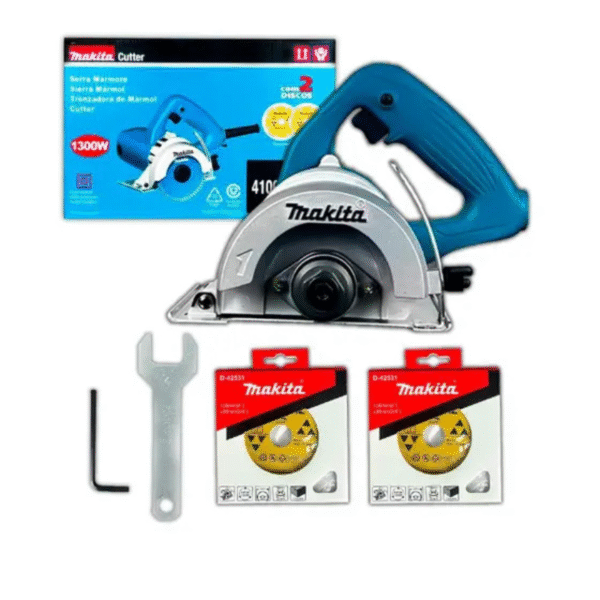 Serra Mármore Makita 4100NH3ZX2 1300W 110mm Furo 20mm 13800Rpm