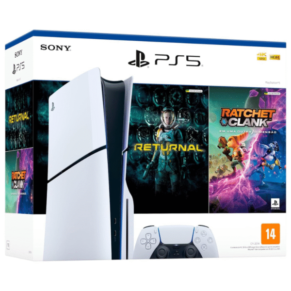 PlayStation®5 Slim Disk + 2 Jogos