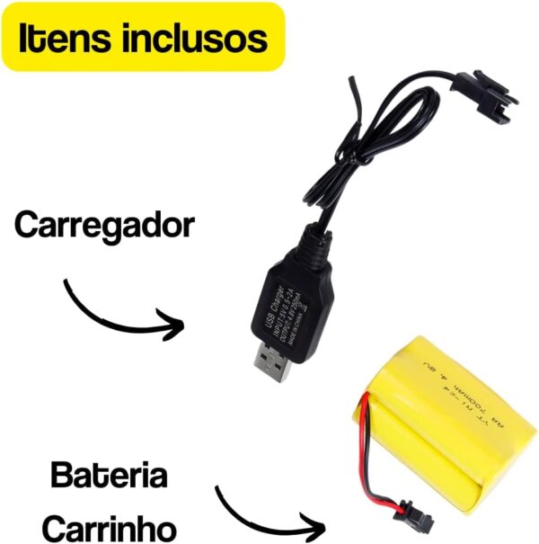 Brinquedo Carrinho de Controle Remoto Off Road - Imagem 4