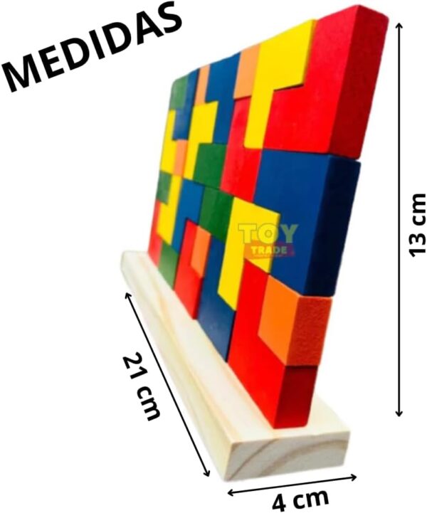 Blocos De Encaixe Vertical Junior com 25 Peças - Imagem 3