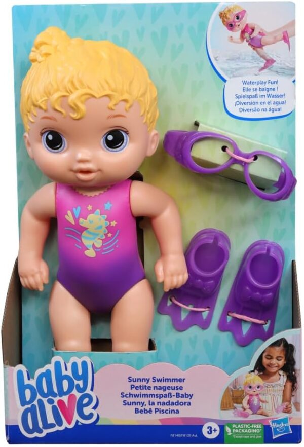 Boneca Baby Alive Boneca Sunny Swimmer - Imagem 4