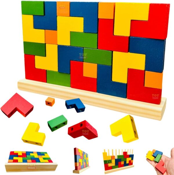 Blocos De Encaixe Vertical Junior com 25 Peças - Imagem 4