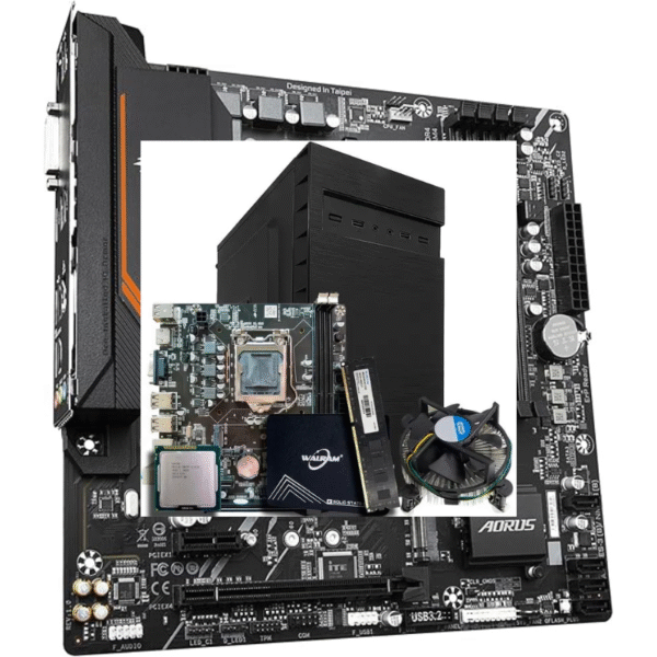 Kit Computador, Placa Mãe, I3-2120, Ram 4Gb, Ssd 120Gb, Gab - Sobraltech