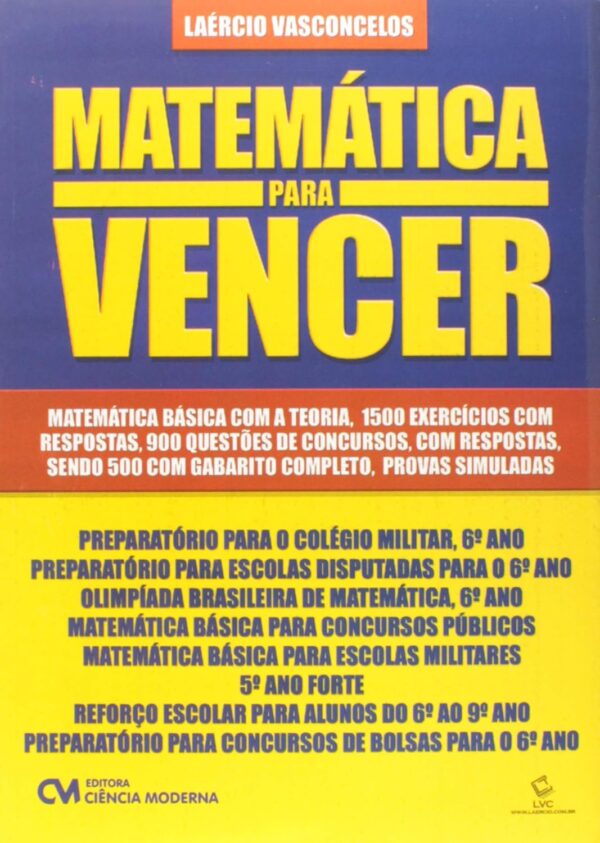 Kit Matemática Para Vencer + O Algebrista (Laércio Vasconcelos) - Imagem 3