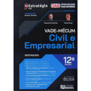 Vade-Mécum Civil e Empresarial 43º - 12º Edição 2025 - CÓDIGO: VMCI43B1-C