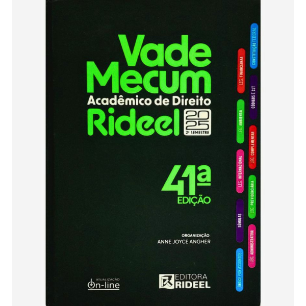 Vade Mecum Acadêmico de Direito Rideel 41ª Edição - Unidade 2 – CÓDIGO VMAEA1-C