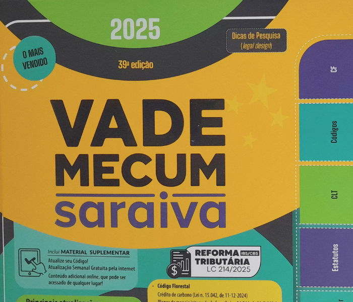 Vade Mecum Saraiva Tradicional - 39ª Edição 2025 Capa dura CÓDIGO: VMSDTB1-C - Imagem 4