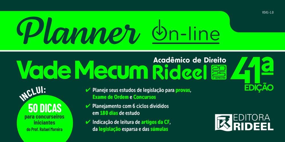 Vade Mecum Acadêmico de Direito Rideel 41ª Edição - Unidade 2 – CÓDIGO VMAEA1-C - Imagem 3